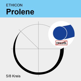 Prolene blau monof. USP 2/0 75cm, UR6 