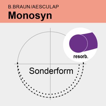 Monosyn viol. monof. USP 2/0 1,2m, SKR26 