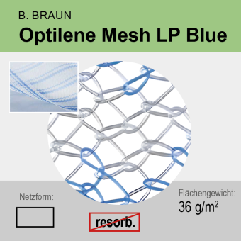 Optilene Mesh LP Blue 15 x 20 cm 