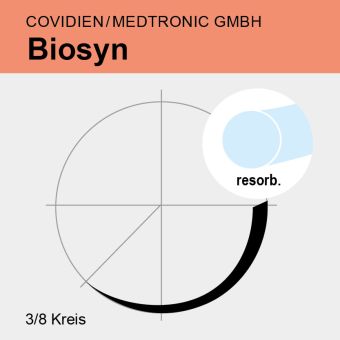 Biosyn ungef. monof. USP 5/0 45cm, P-13 