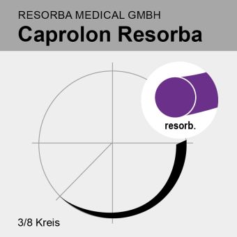 Caprolon viol. monof. USP 7/0 70cm, DRTM10 