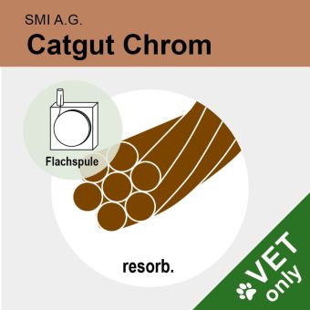 Catgut chrom USP 3 50m, Spule 