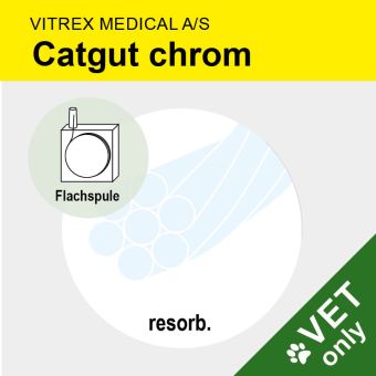 Catgut chrom USP 4/0 100m, bottle 