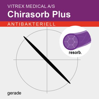 Chirasorb Plus viol. braid. USP 4/0 45cm, GS13 