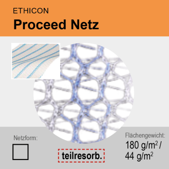 Proceed Netz 15x15 cm quadratisch 