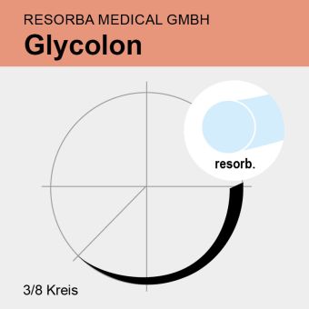 Glycolon ungef. monof. USP 6/0 45cm, DSM11 