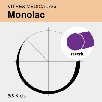 Monolac viol. monof. USP 3/0 75cm, FR27 