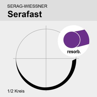 Serafast viol. monof. USP 2/0 70cm, HR26 