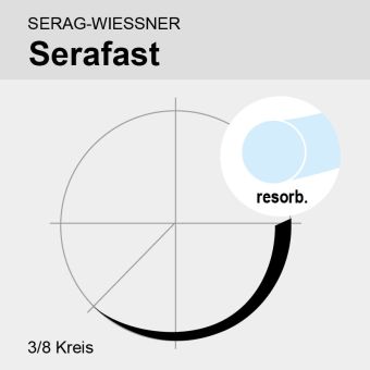 Serafast ungef. monof. USP 3/0 70cm, DS18 