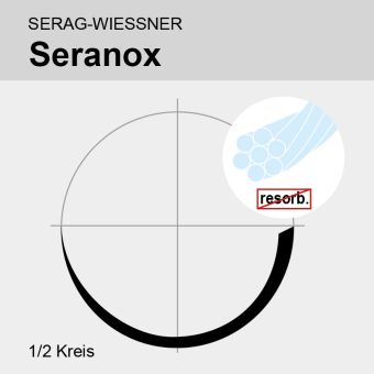 Seranox monof. USP 1 2x45cm, HRT40 