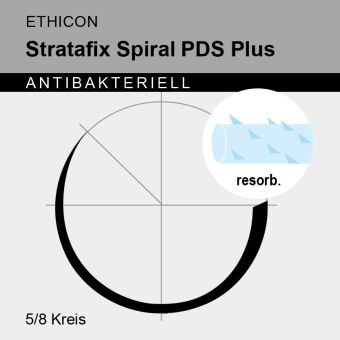 Stratafix Spiral PDS Plus gef. monof. USP 2/0 15cm, UR6 