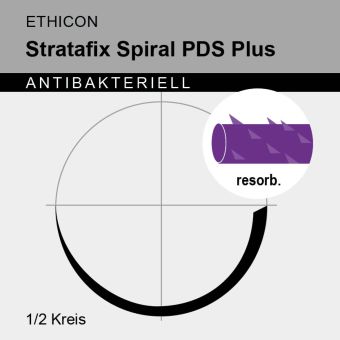 Stratafix Spiral PDS Plus gef. monof. USP 1 70cm, CTX 