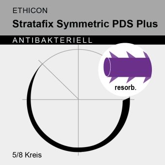 Stratafix Symmetric PDS Plus gef. monof. USP 2/0 15cm, UR6 