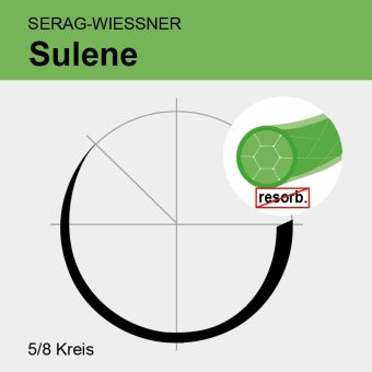 Sulene grün gefl. USP 1 75cm, FRX36 