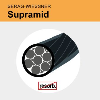 Supramid schwarz pseudomonof. USP 4/0 3x50cm 