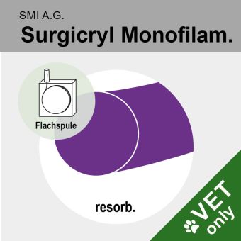 Surgicryl Monofilament PDO viol. USP 2 100m, Spule 