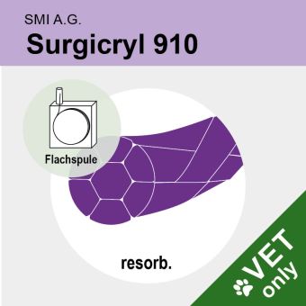 Surgicryl 910 viol. gefl. USP 3/0 15m, Spule 