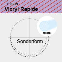 Vicryl Rapide ungef. gefl. USP 5/0 45cm, PS4C Prime 